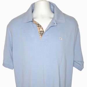Burberry | Polo | Men's Light Blue Nova Check Polo